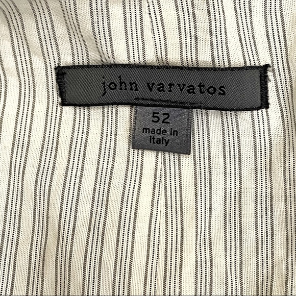 John Varvatos 8-Button Pinstriped Vest 52 EU - Picture 5 of 5